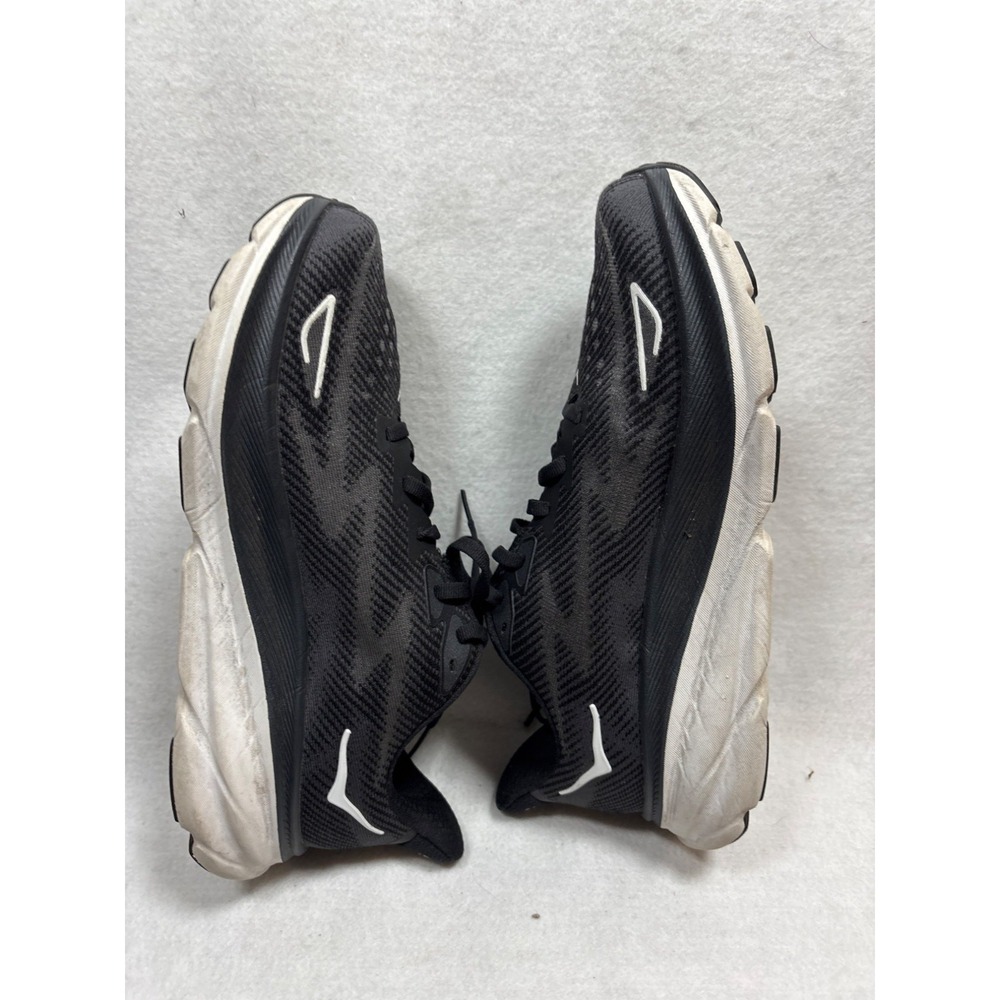 Hoka W Clifton 9 Running Shoes Black Size 8.5B - Picture 7 of 10